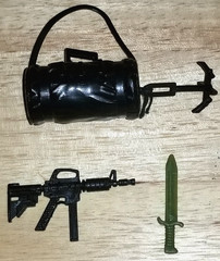 1988 GI Joe ARAH Hit & Run Target Airborne Assault Parachute Pack loose complete