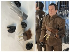 ENTER THE DRAGON 1:6 MR HAN MIROR ROOM SCENE & FIGURE W/REAL MIRRORS METAL CLAWS