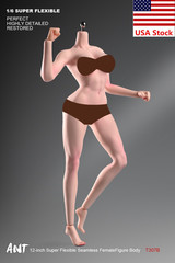 ANT T307 1/6 Female Sexy Large Bust Fitness Muscle Plump Body For 12”Figure