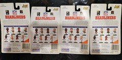 4 1996 NFL FOOTBALL HEADLINERS 9″ QB LOT AIKMAN YOUNG FARVE MARINO HOF