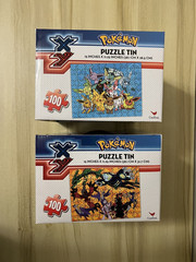 Pokemon Mega Charizard X Exclusive Figure 3-Pack Set, Puzzle Tins, Mega Construx