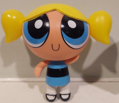 2000 Cartoon Network POWER PUFF Girls – Sittin Pretty – 3 Figure Set w/ Stands!