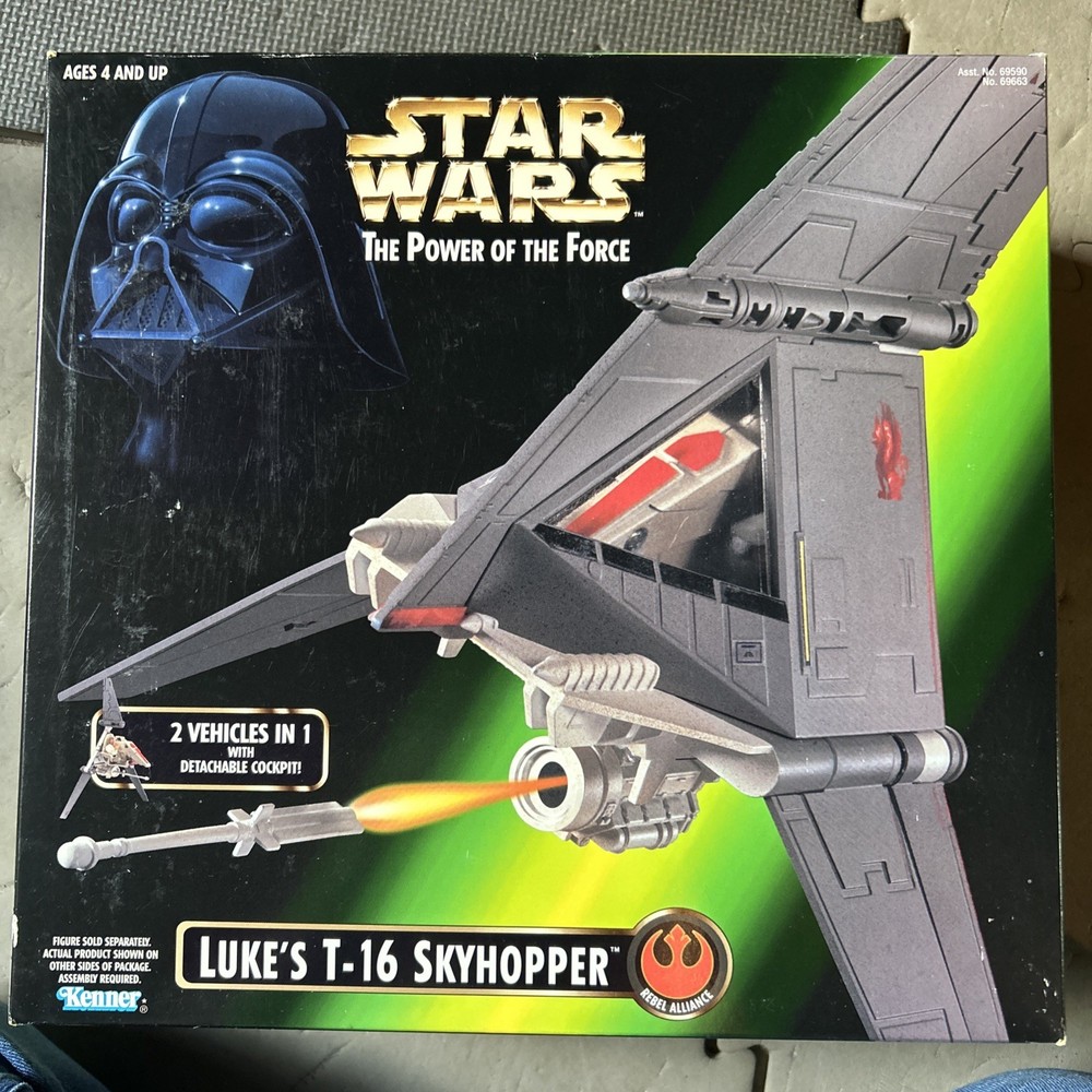 Kenner 1996 Star Wars PotF Luke’s T-16 Skyhopper – Sealed New NIB NEVER OPENED