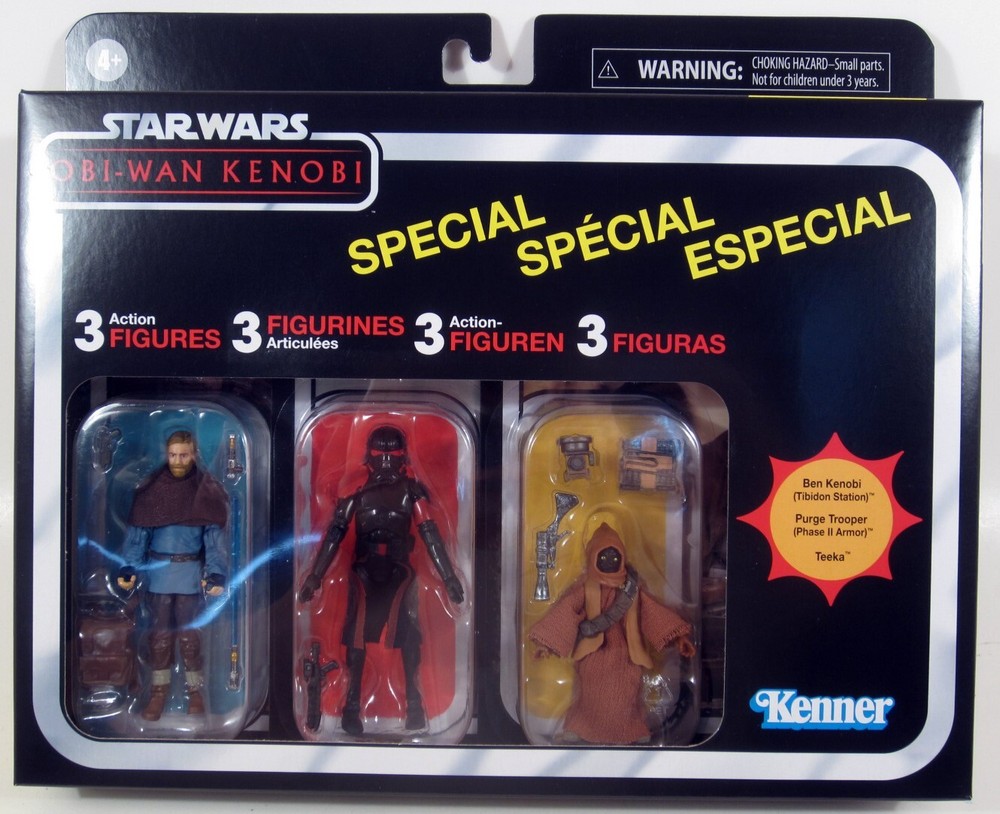 Star Wars PURGE TROOPER TEEKA BEN Obi Wan Kenobi Collection 3.75″ 3-Pack F7790