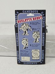 GAMEBOTS Roulette Wheel Robot 1980s Vintage Transformers Space Toy