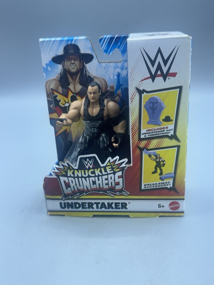 WWE Knuckle Crunchers Undertaker action figure Mattel MIB