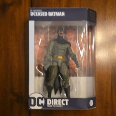 DC Direct DC Essentials DCeased Batman Action Figure Boxed, Gray/Black/Yellow