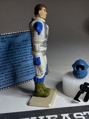 GI Joe Maverick Complete 1987 ARAH Vintage Hasbro Black Gun & File Card
