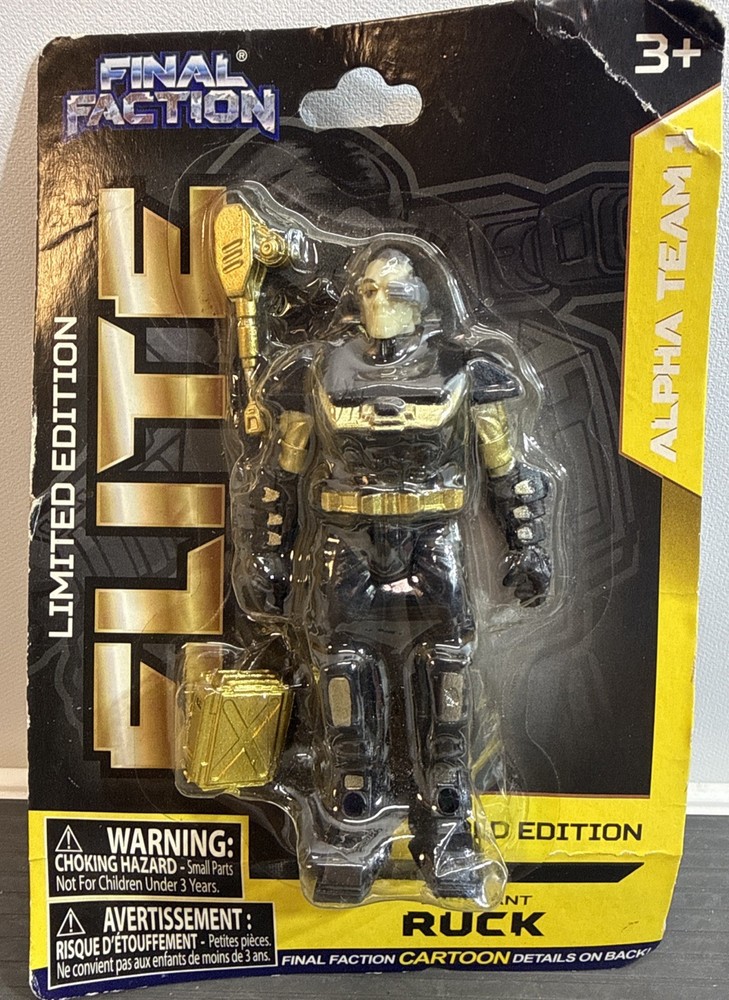 Sergeant Ruck, Alpha Team 1 Final Faction, Elite, Gold Edition 3.75″ Figure