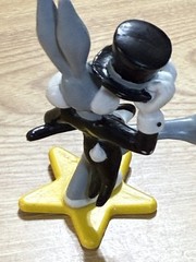 VTG Bugs Bunny Star Dancing PVC Figure Applause 1990 Looney Tunes Cake Topper