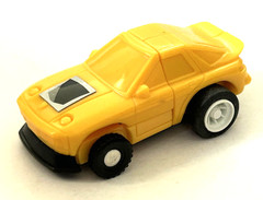 “Transformers” Decepticon Mini Spy, G1 (yellow sports car)