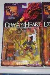 1995 Kenner 2 Vintage Dragonheart Kara 3.5 Inch Vintage Figure with Ax Chopping