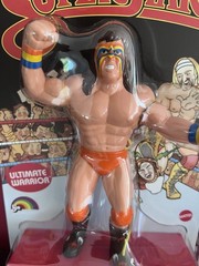 WWE LJN MATTEL SUPERSTARS ULTIMATE WARRIOR 8″ ACTION FIGURE BLACK CARD CHASE
