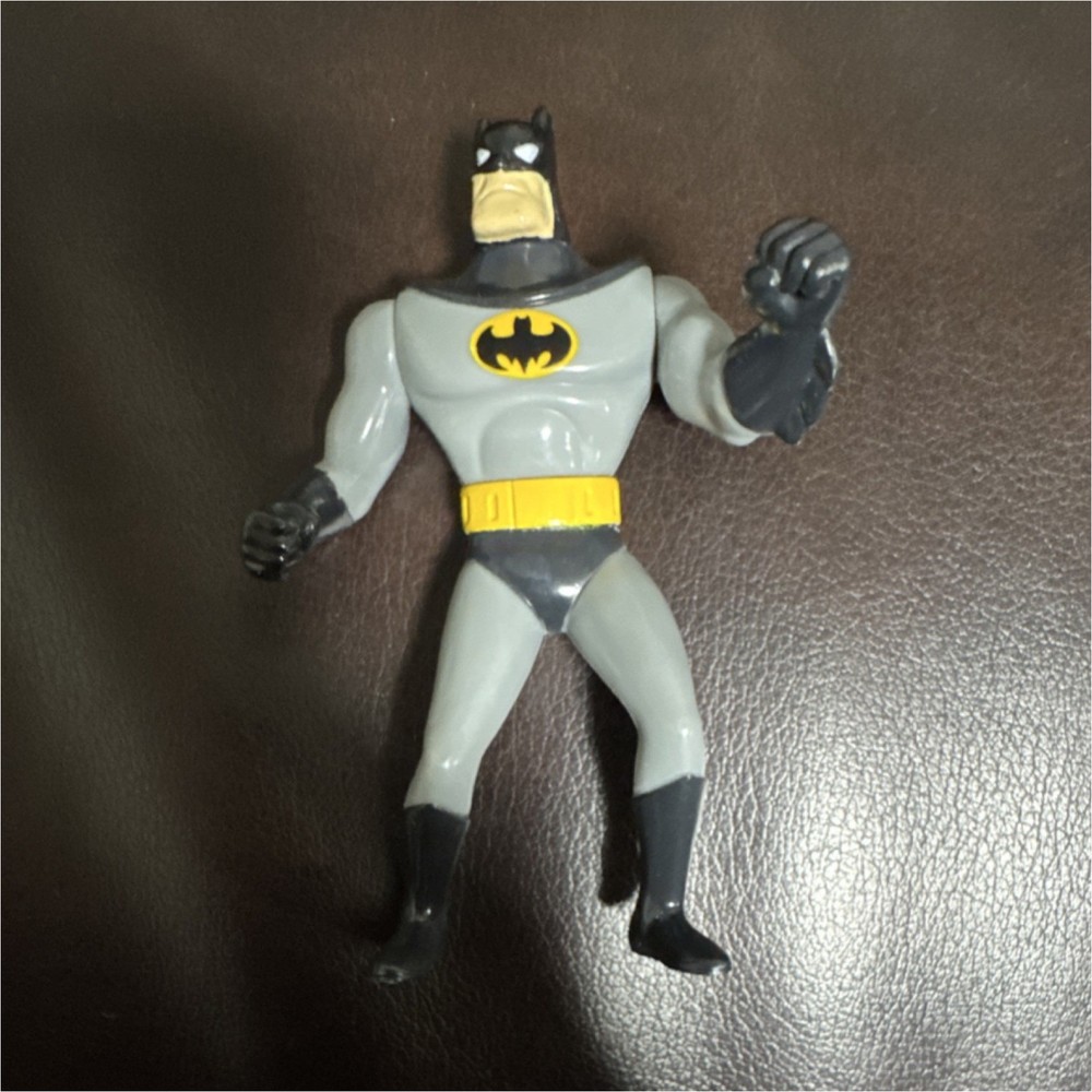 DC Comics Batman Action Figure 1993 Gray Black Yellow Vintage Superheroes