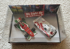 Cars Disney Store LIGHT UP 2 PACK FRANCESCO BERNOULLI AND SHU TODOROKI HTF