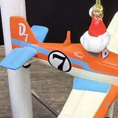 Disney Pixar Planes Racing Dusty Crophopper #7 With Box