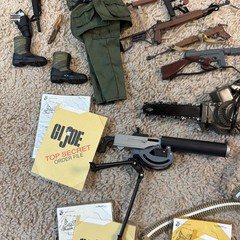 Huge Lot Of Vintage Hasbro 12in G.I. Joe, 21st Century Soldier Weapons And More
