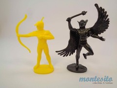 VINTAGE 1980’s GULLIVER DC COMICS SUPER HEROES x8 FIGURINES * ASSORTED COLORS
