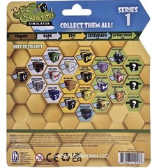 Bee Swarm Simulator Panda Bear Figure + Mystery Bee Series 1 Roblox Toy