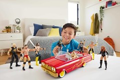 Mattel WWE Action Figure & Toy Vehicle Set, Rey Mysterio Main Event Figure