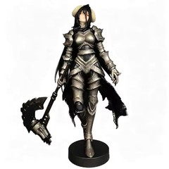 Overlord 24cm King of Undead Albedo Armor Model Figure –Collection Toys Birthday