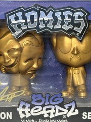 Homies Series #4 Big Head Gold Comic Con Exclusive Limited Edition Only 50 made.