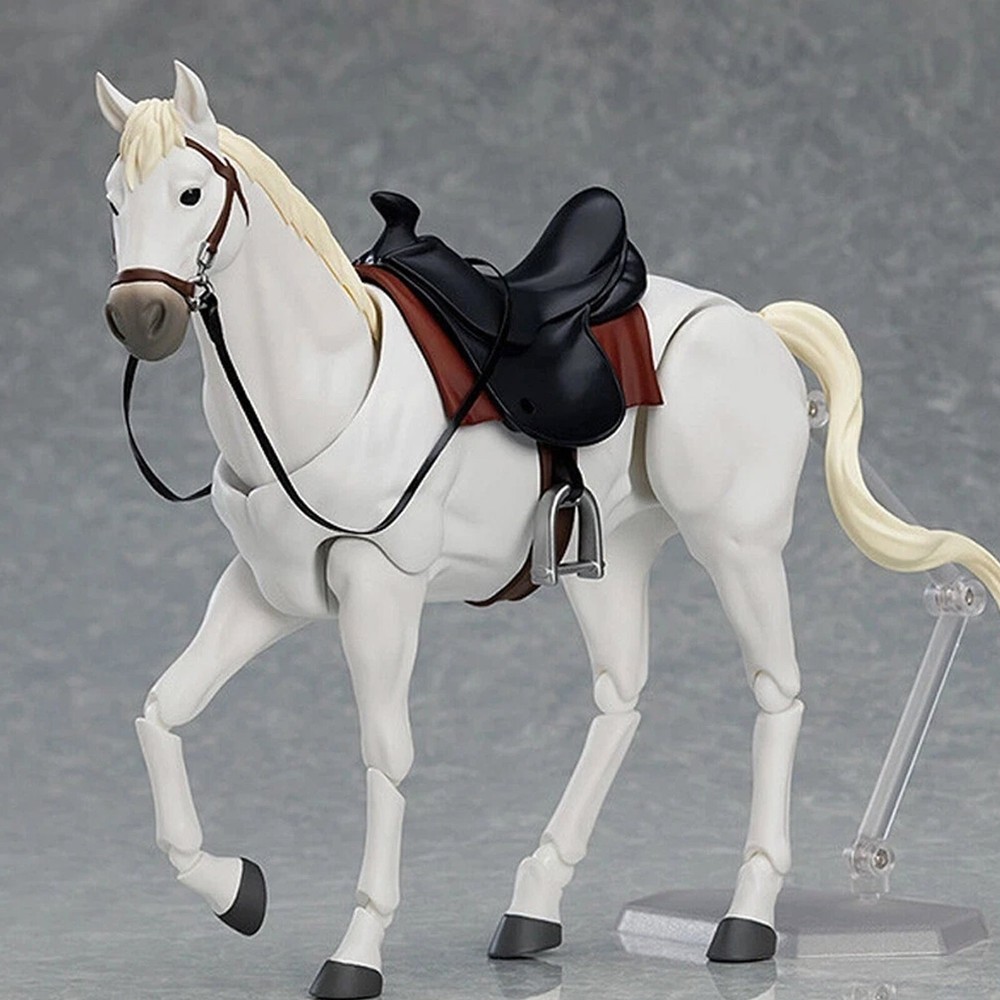 1/12 Scale Action Figures, 1/12 Scale Horse Figures, Model Collection Home White