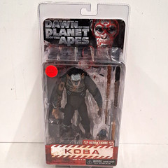 NECA Koba Dawn of the Planet of the Apes Action Figure + Staff Ages 14+