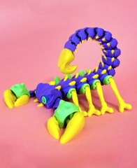 Articulated Scorpion, Flexi Fidget Toy, 3D Printed