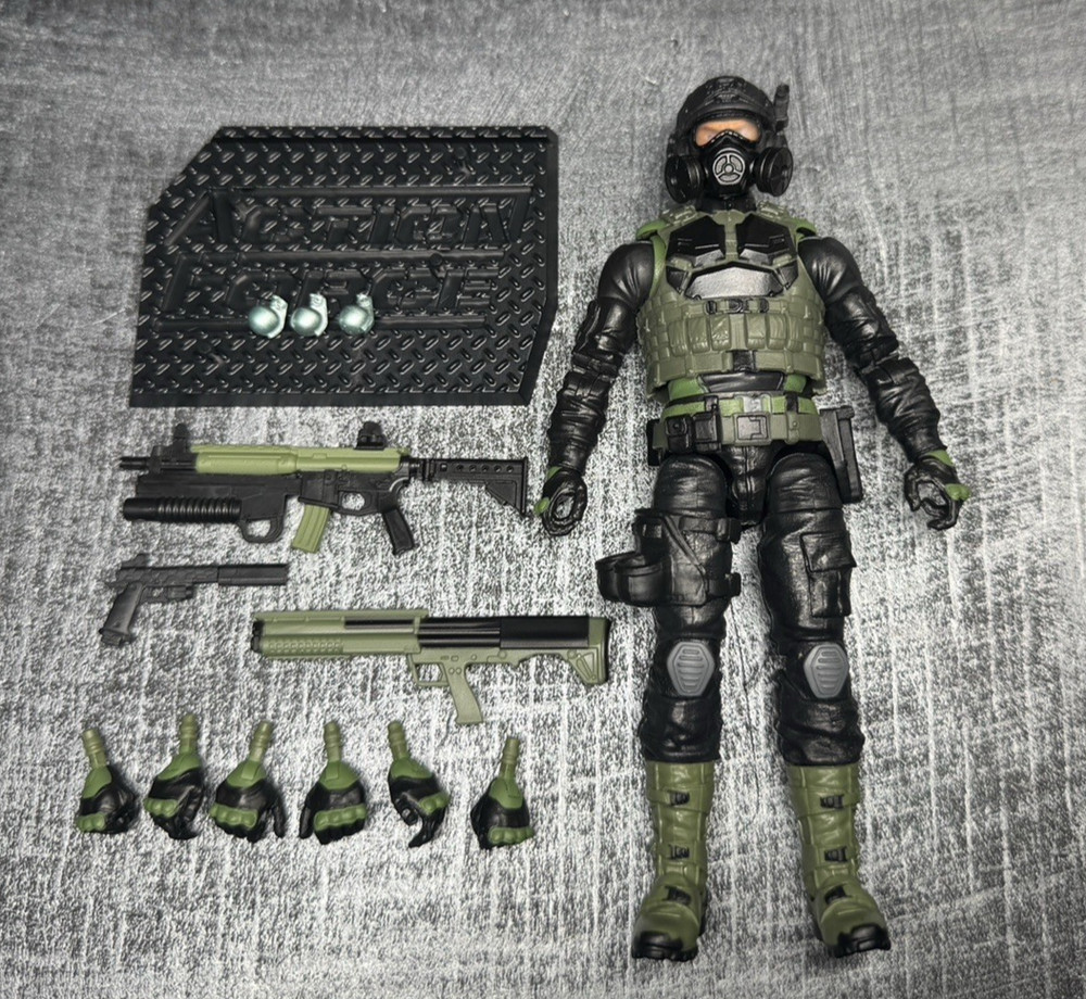 Action Force Valaverse Custom with Night Ops Steel Brigade Body