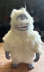 Gemmy Rudolph Red Nosed Reindeer BUMBLE Abominable Snowman 2007 Half Works Read