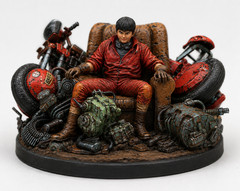 Kaneda on Throne – Akira Custom Made Exclusive figurine 10cm tall