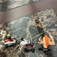 1991 Savage Mondo Blitzers Kenner Figures on Wheeled Bases