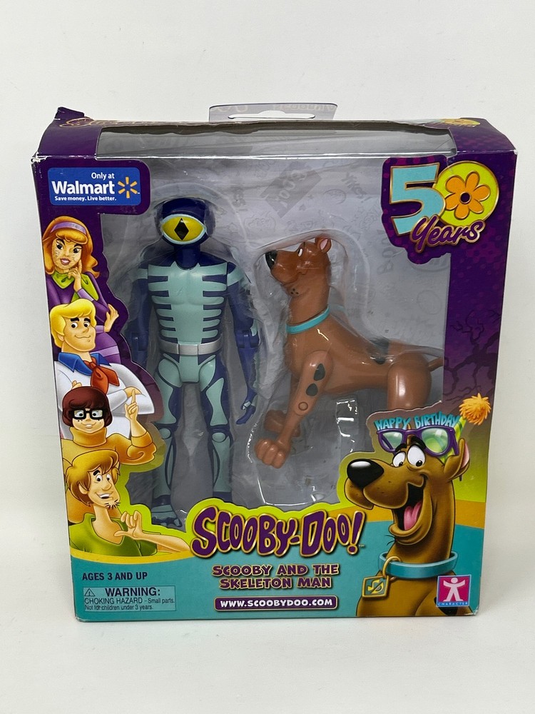 Scooby-Doo! 50th Anniversary Twin Figure Pack Exclusive – Scooby and The Skeleto