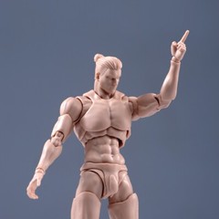 US Romankey 1/12 Male Action Figure Body 6″ Pale Skin Joint Soldier Model w/Head