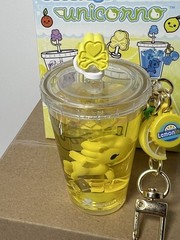 Tokidoki Unicorno Beverage Besties Lemonina Fizz 3″ Vinyl Keychain Bag Charm New