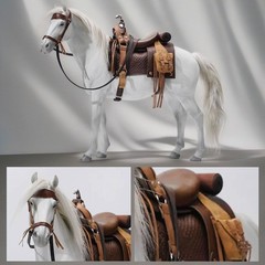 1/6 Horse Animal Figure JXK Model GK Decoration Soldier Scene Accessory Gift Toy