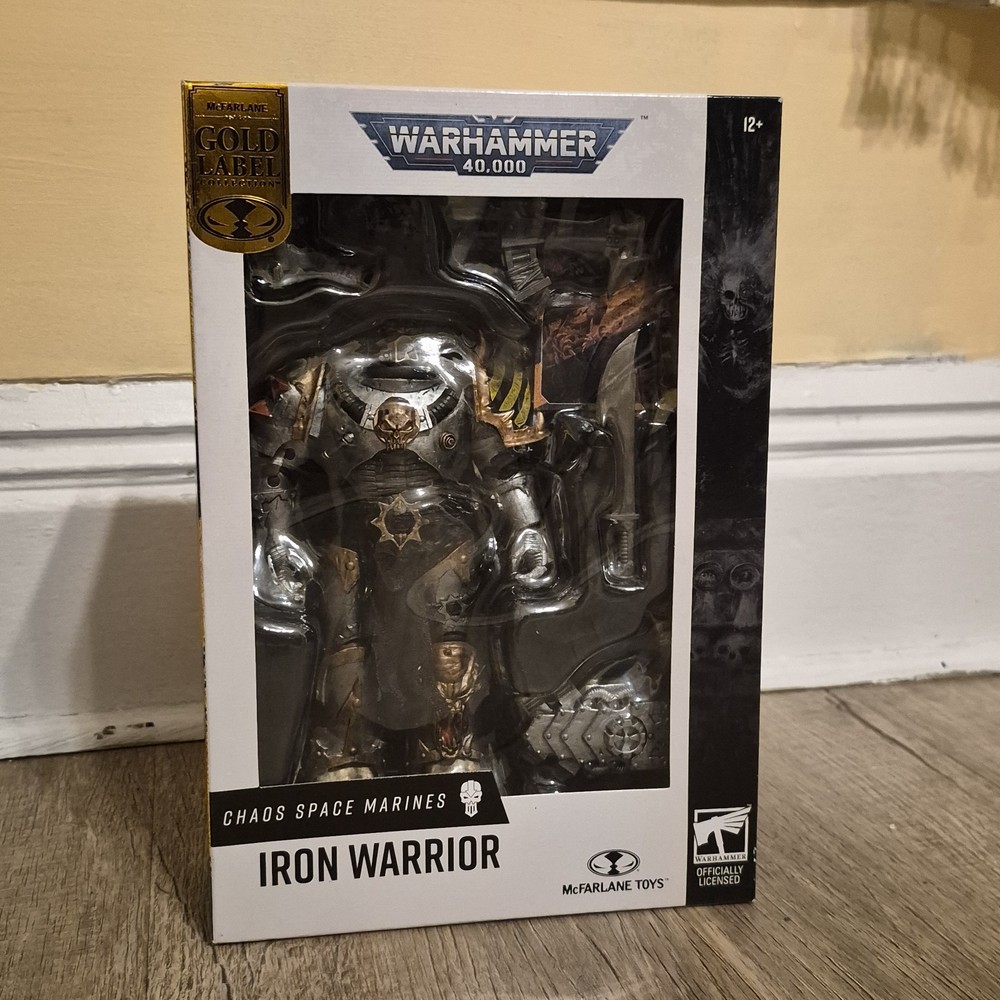 McFarlane Gold Label Warhammer 40,000 Chaos Space Marines Iron Warrior NIB RARE