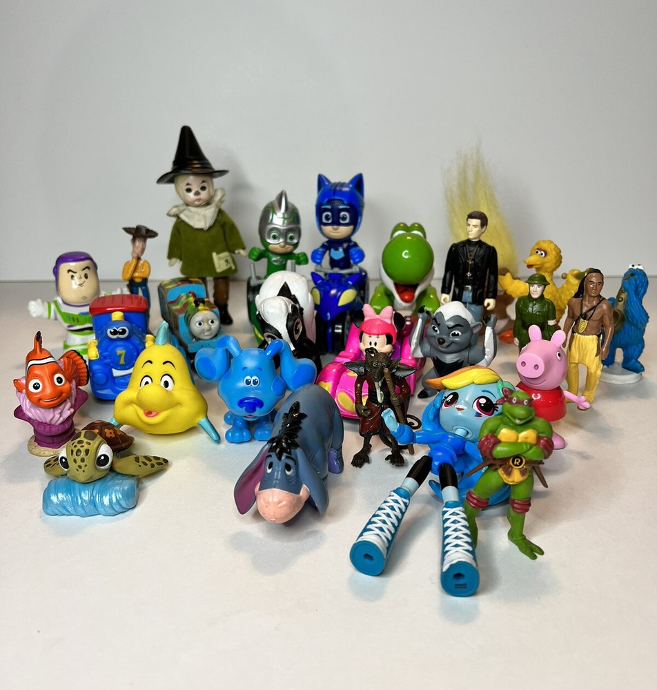 Toy Box Action Figure Vehicle Lot Disney PJ Mask Finding Nemo 28pc Mixed Lot # 3
