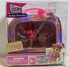 Real Littles Cutie Carries Pink Carrier Chihuahua 2022 NEW