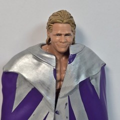 2014 LOT WWE Narcissist Lex Luger Elite Series 45 W Cape + Series 30 Flashback