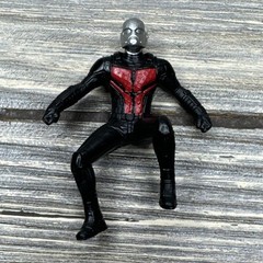 Marvel Avengers Infinity War Ant-Man Plastic Figure Black Suit Silver Helmet