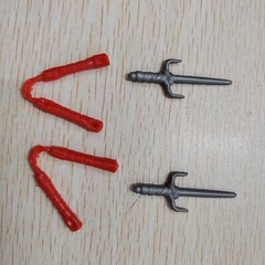 4pcs 1:12 Scale Nunchaku & Sai for 6″ GI Joe TV Movie Figure