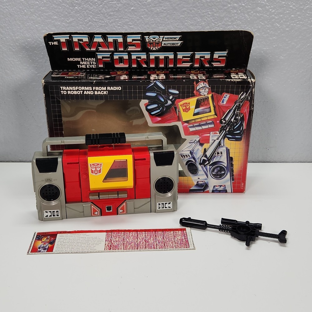 Blaster G1 1985 TRANSFORMERS Vintage Original COMPLETE w BOX