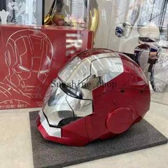 AUTOKING 1:1 Wearable JARVIS Voice Control Cosplay Iron Man MK5 Helmet Mask Gift