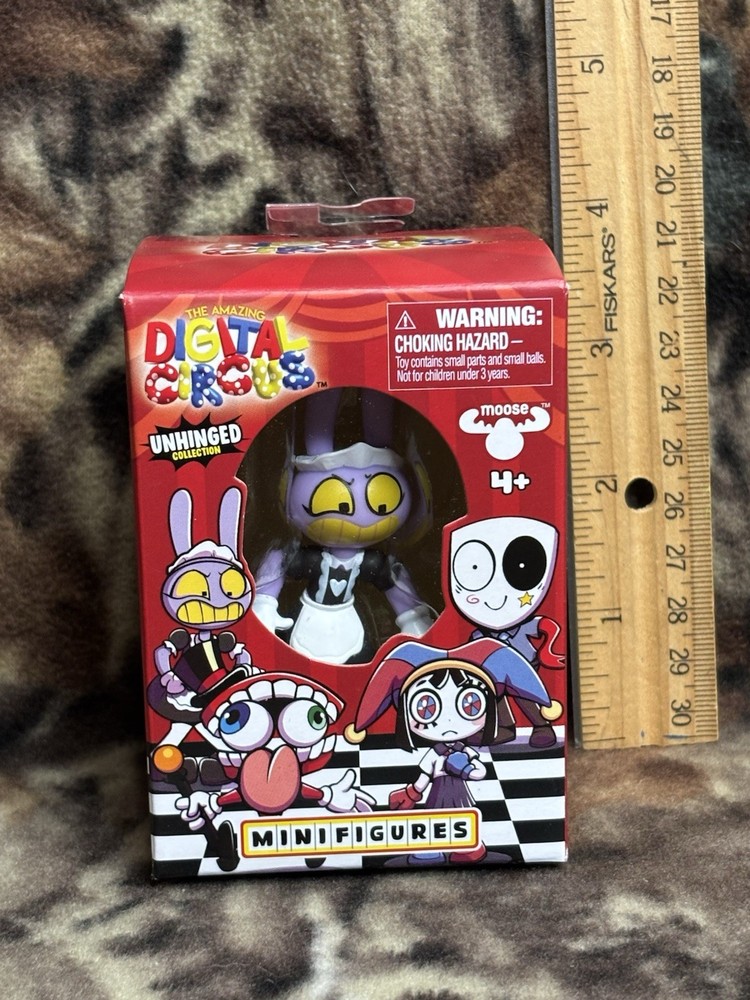New The Amazing Digital Circus Unhinged Edition Maid Jax Purple Minifigure Toy