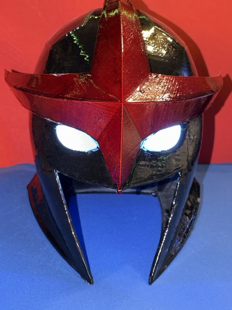 NOVA Sam Alexander Cosplay Helmet 3d Printed and finished