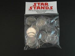 30 x New 1.5″ Modern Star Wars Figure Display Stands-Wide stance 1995 and up T4c