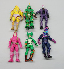 Fortnite 4″ Action Figures Lot Of 6 Loose No Accessories