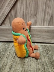 Snapchat Dancing Hot Dog 11” Plush Toy Internet Meme Rare Toy 2017